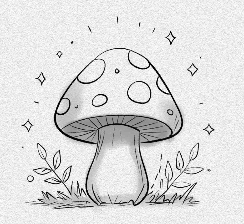 Fantasy Glowing Mushroom