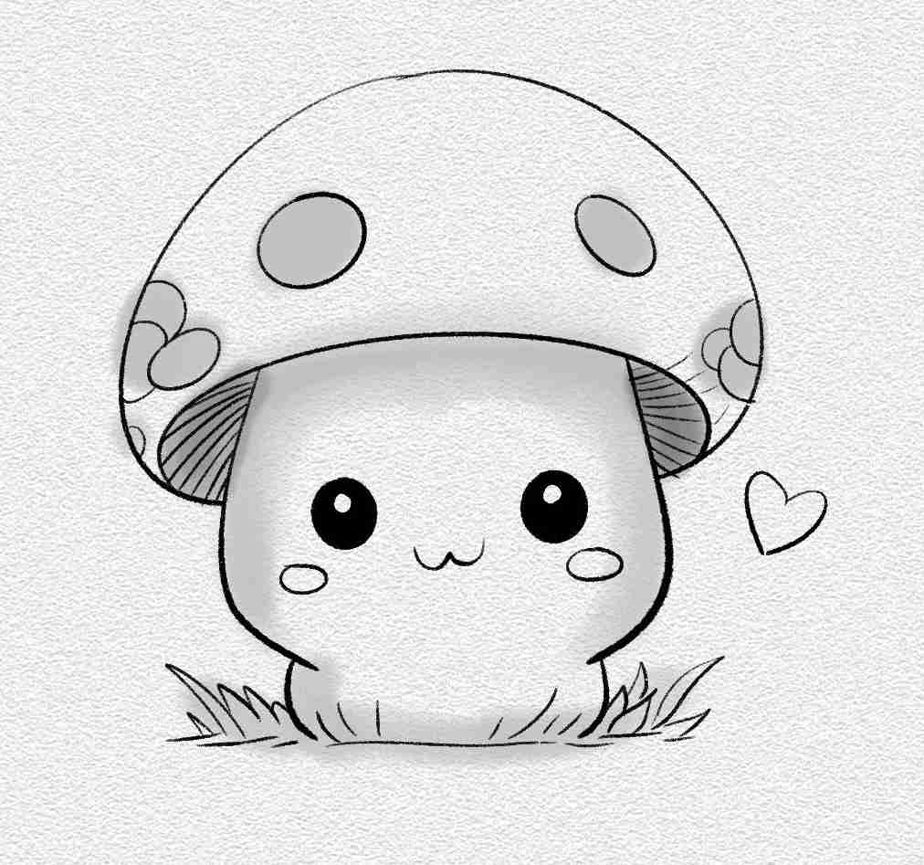 Cute Kawaii Mushroom