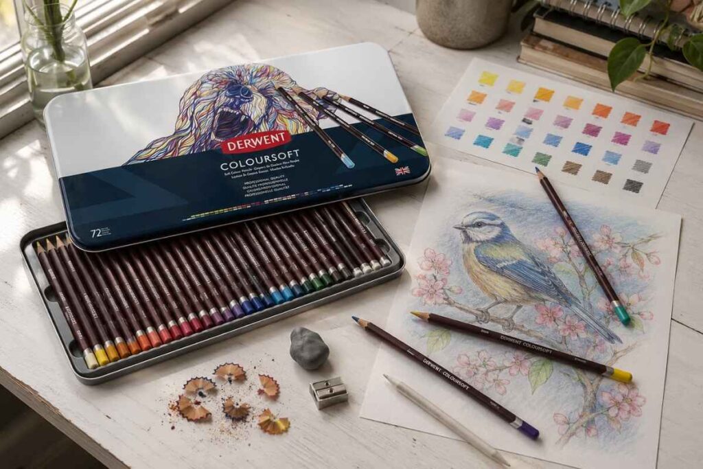 Derwent Coloursoft Colored Pencils