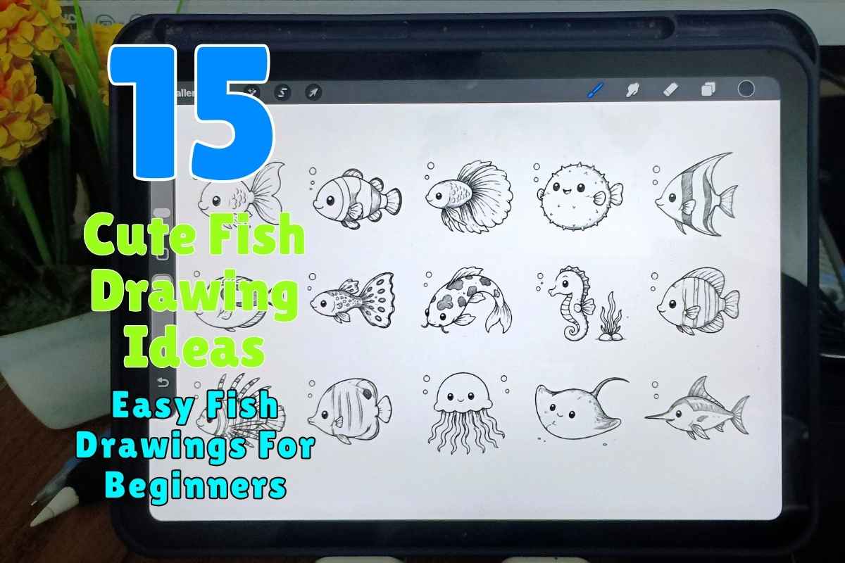 15 Cute Fish Drawing Ideas Easy Fish Drawings for Beginners