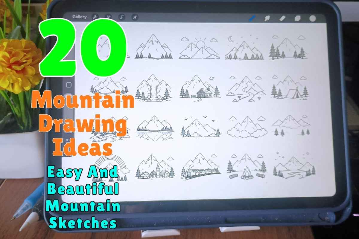 20 Mountain Drawing Ideas Easy and Beautiful Mountain Sketches