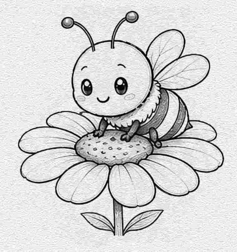 Bee on a Flower