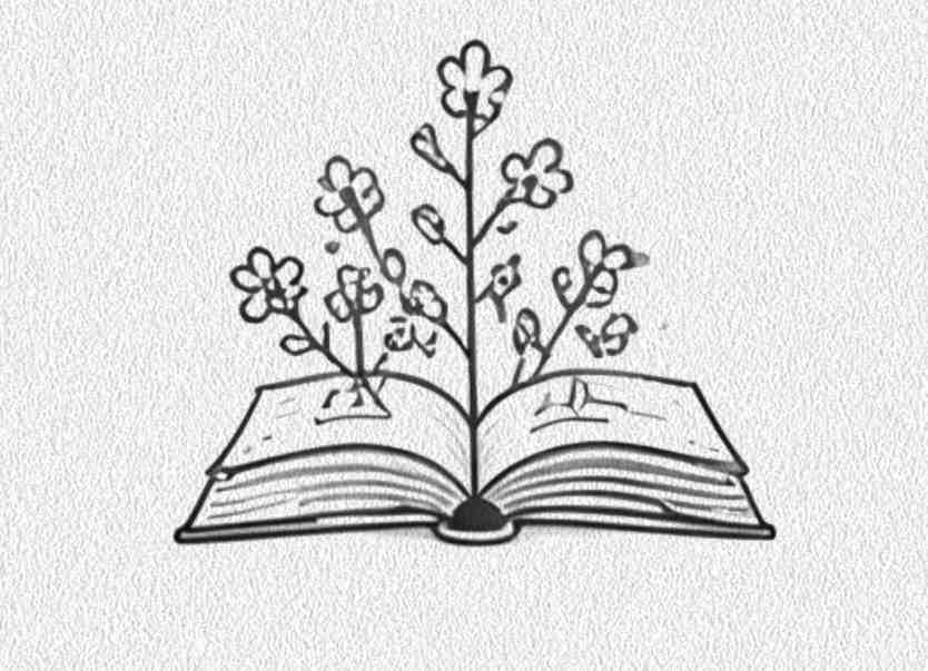 Book with Flowers