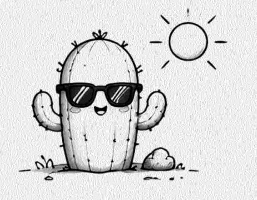 Cactus Under the Sun
