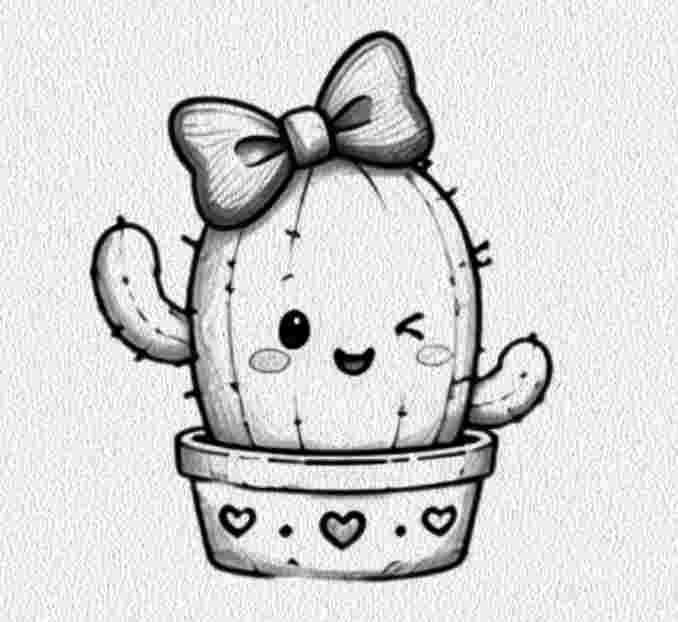 Cactus with a Bow