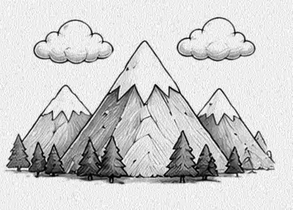 Cloud Above a Mountain