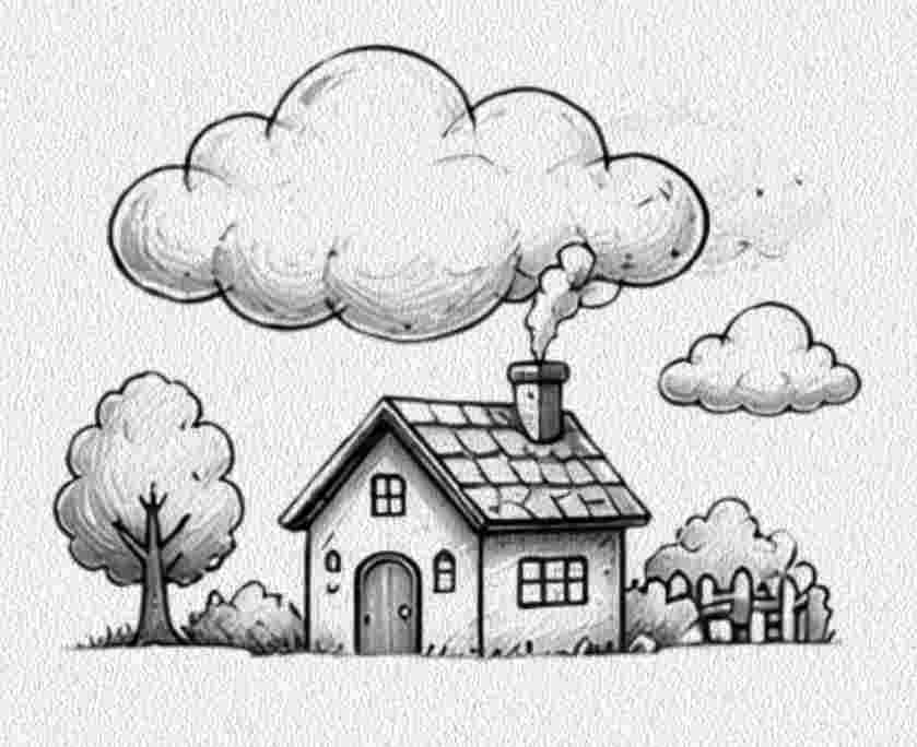 Cloud Over a Little House