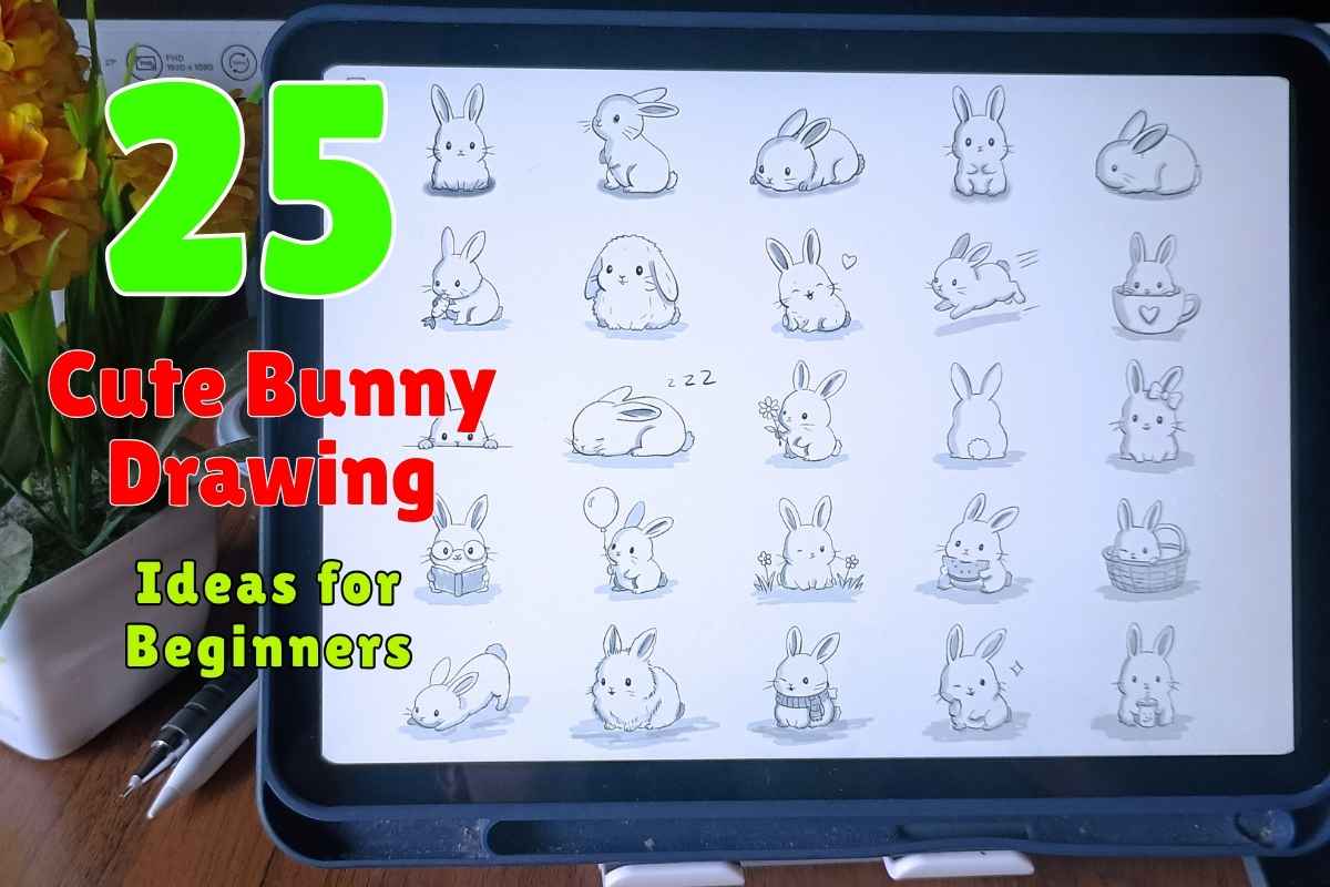 Cute Bunny Drawing Ideas for Beginners