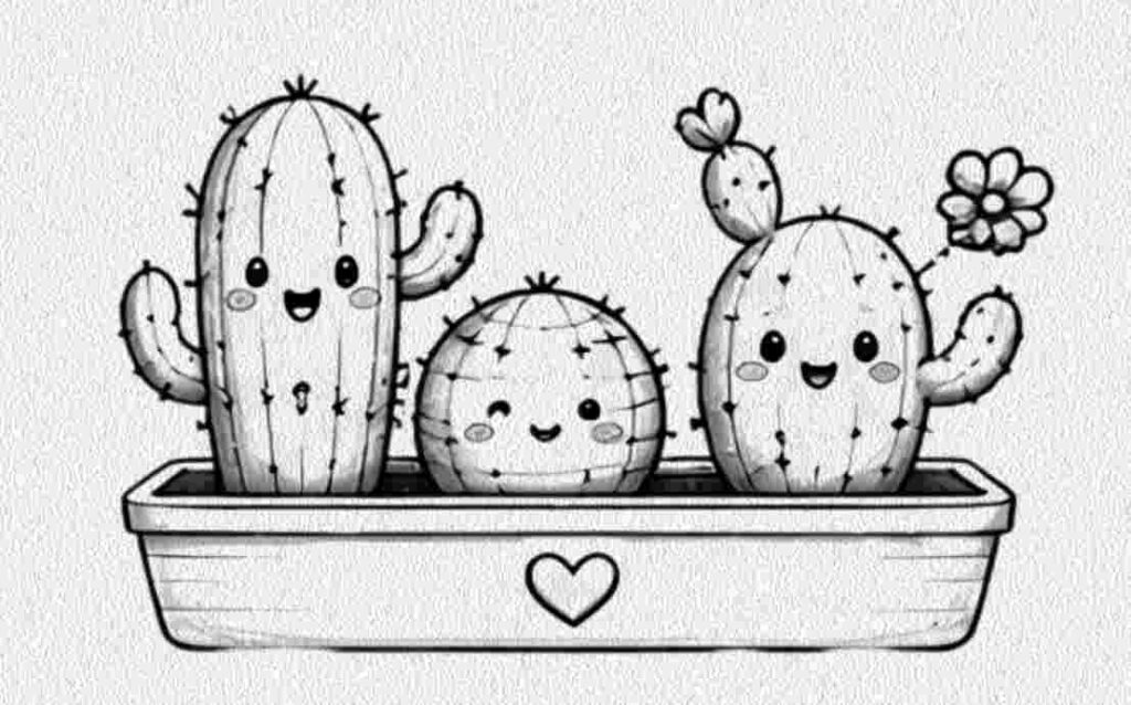 Cute Cactus Garden