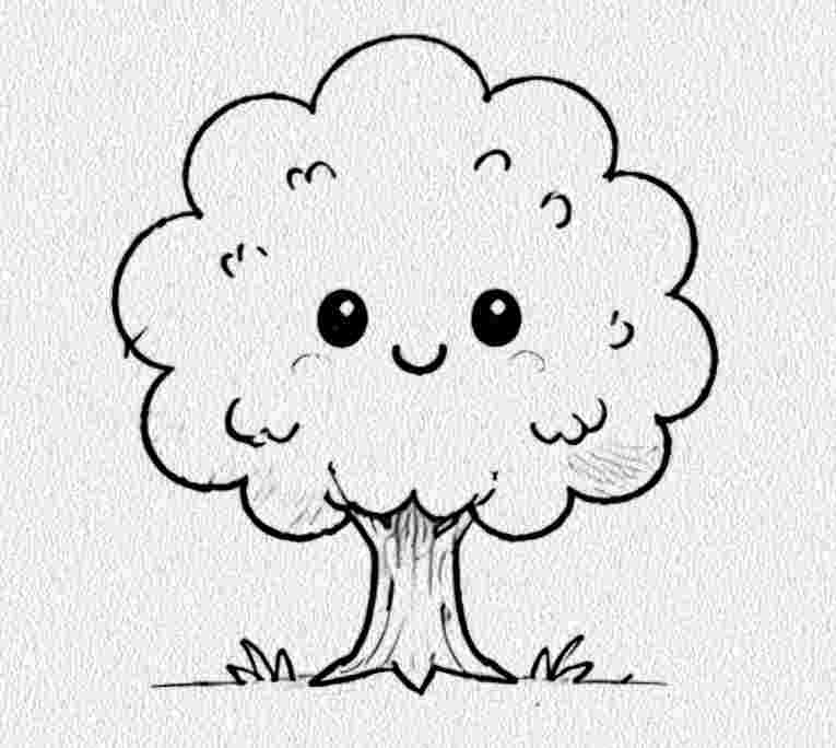 Cute Cartoon Tree