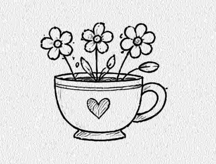 Flower in a Teacup