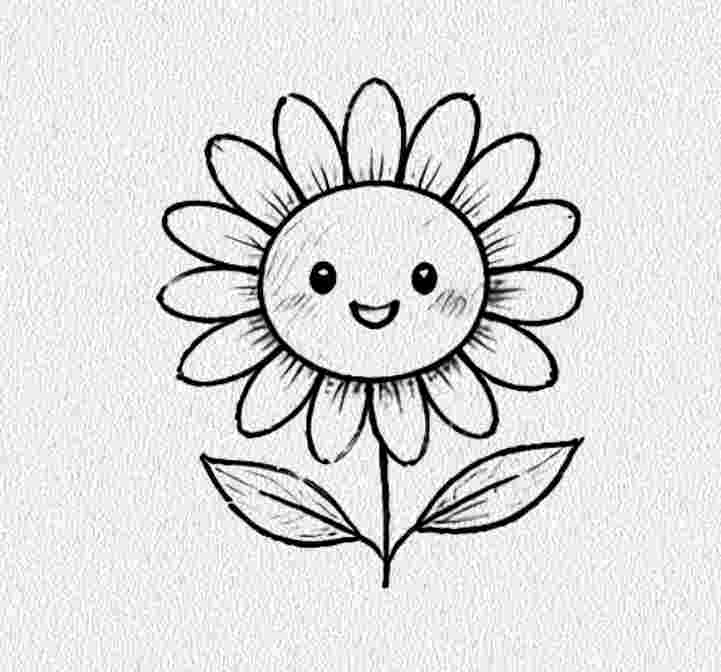 Sunflower Face
