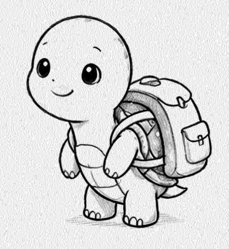 Turtle with a Backpack