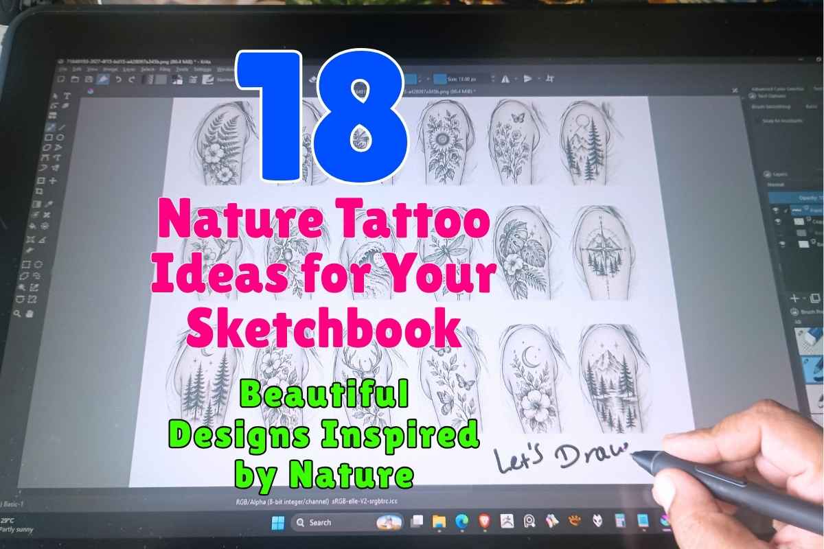 18 Nature Tattoo Ideas for Your Sketchbook Beautiful Designs Inspired by Nature