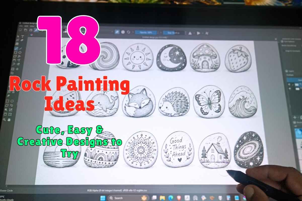 18 Rock Painting Ideas Cute, Easy & Creative Designs to Try