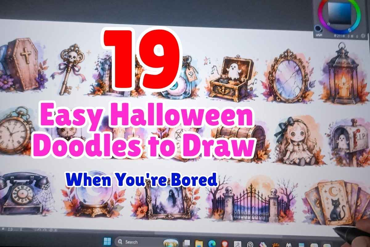 19 Easy Halloween Doodles to Draw