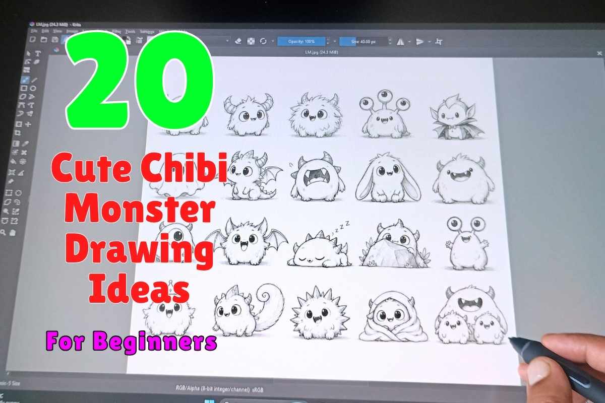 20 Cute Chibi Monster Drawing Ideas for Beginners