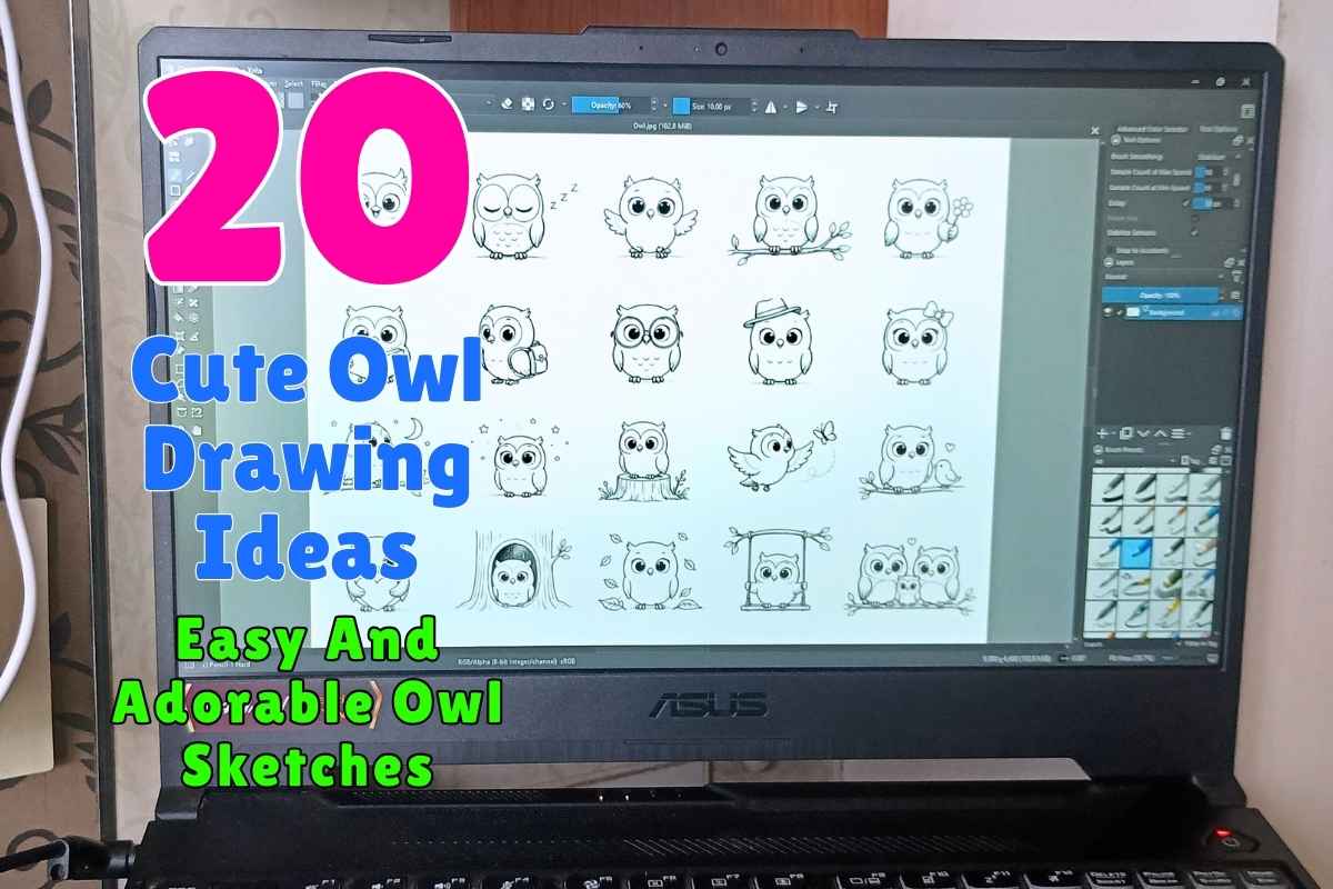 20 Cute Owl Drawing Ideas Easy and Adorable Owl Sketches