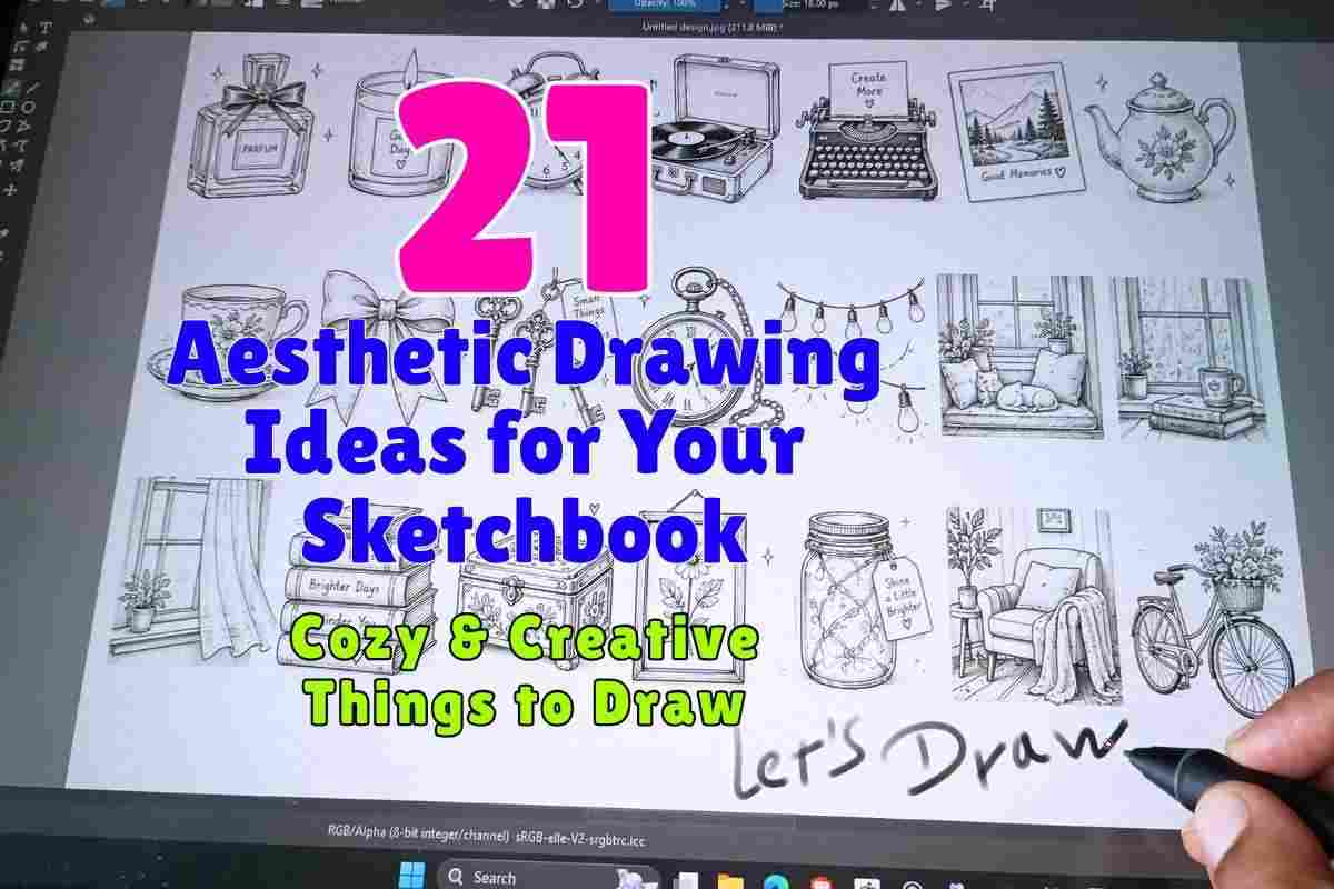 21 Aesthetic Drawing Ideas for Your Sketchbook Cozy & Creative Things to Draw