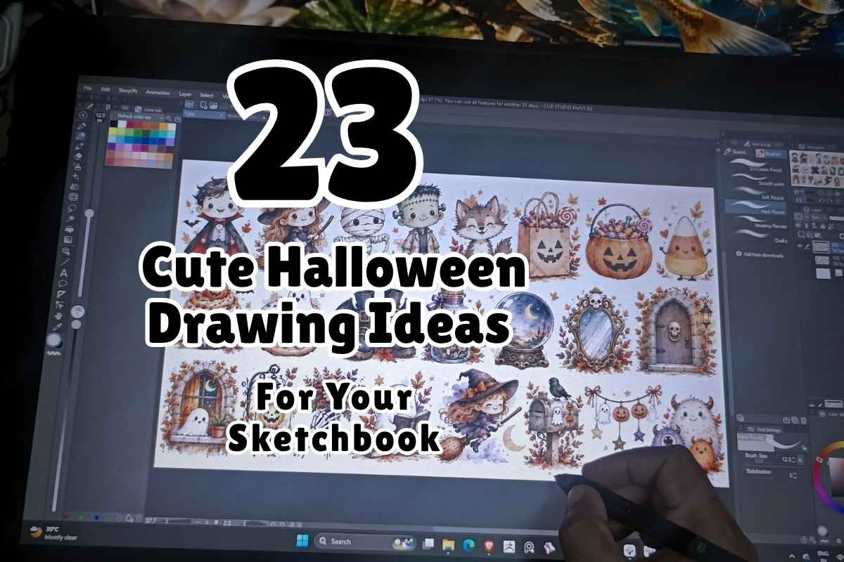 23 Cute Halloween Drawing Ideas for Your Sketchbook