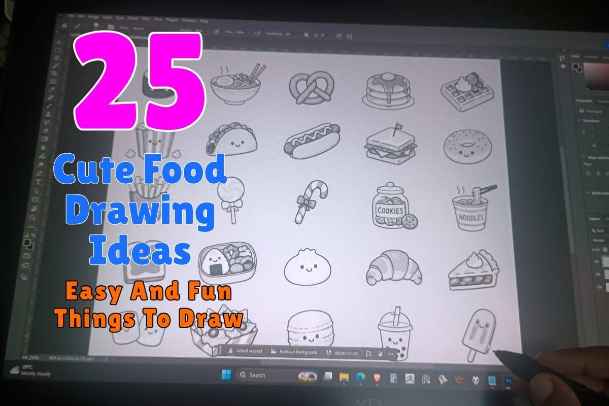 25 Cute Food Drawing Ideas Easy and Fun Things to Draw