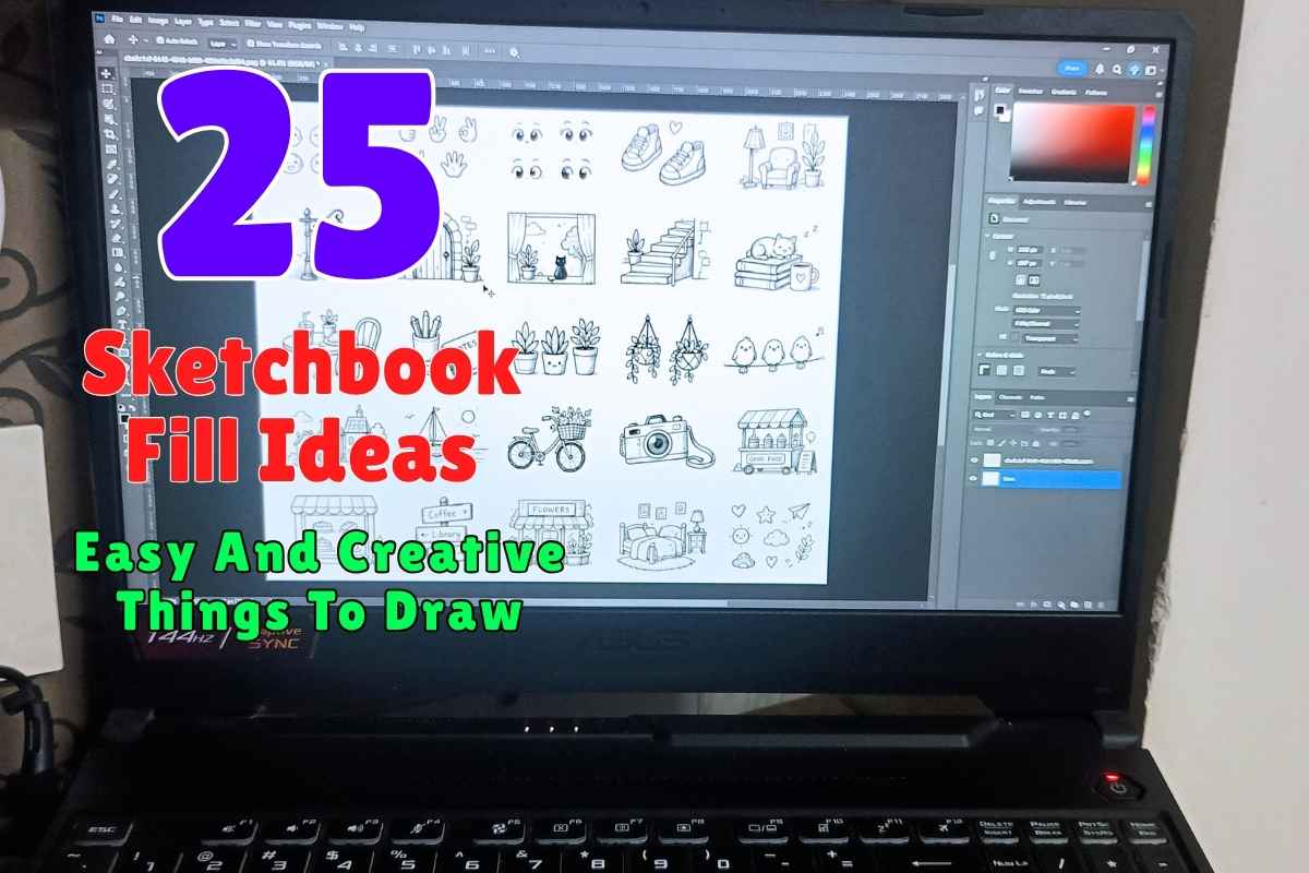25 Sketchbook Fill Ideas Easy and Creative Things to Draw