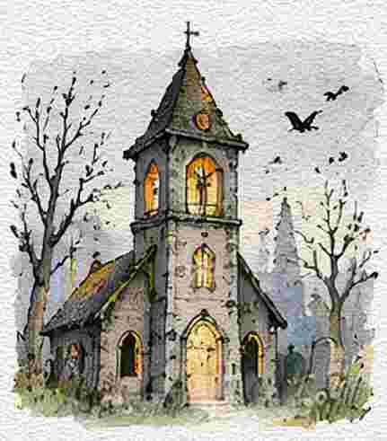 Abandoned Church Bell Tower