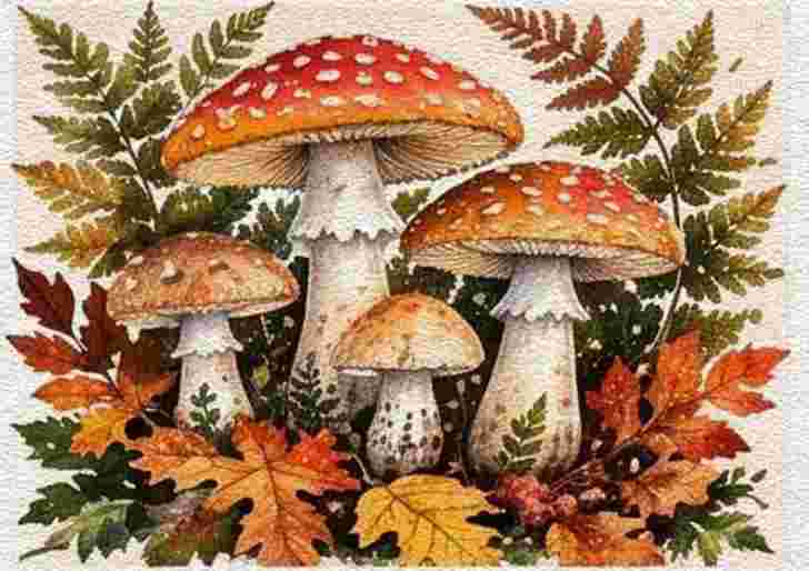 Autumn Mushroom Collection