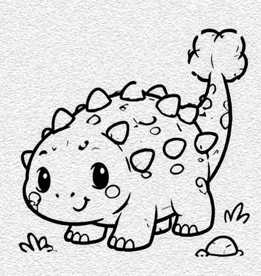 Baby Ankylosaurus