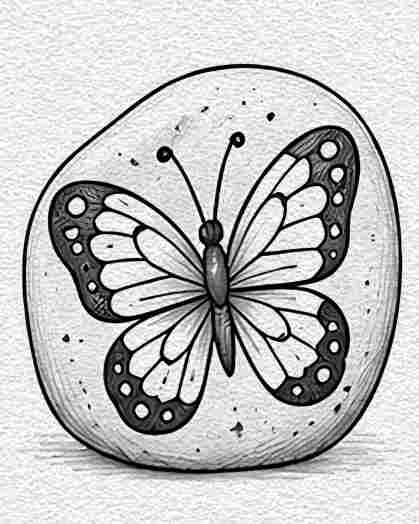 Butterfly Pattern Rock