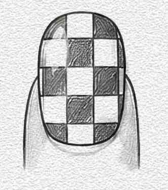Checkerboard Nail
