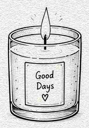 Cozy Candle in a Glass Jar
