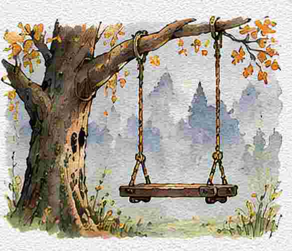 Creaking Wooden Swing