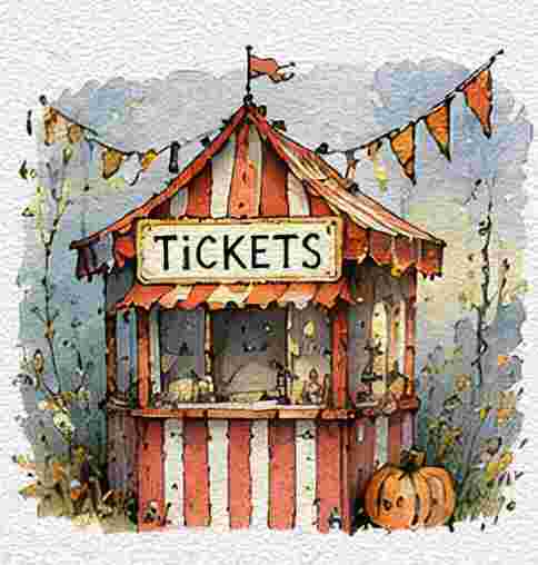Creepy Carnival Ticket Booth