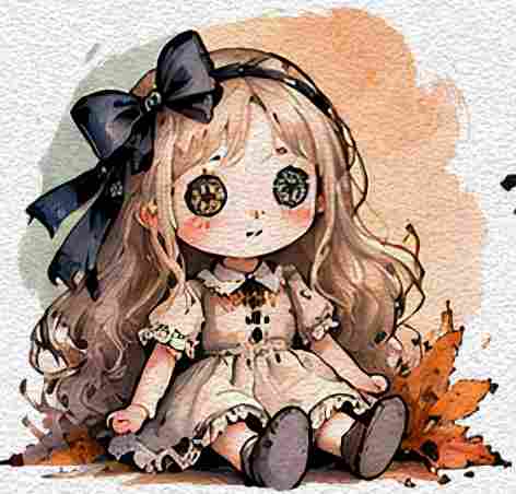 Creepy Doll Doodle