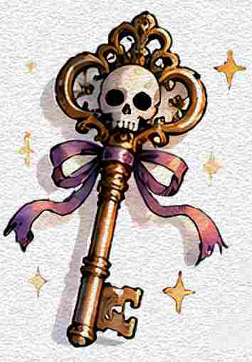 Creepy Key Doodle