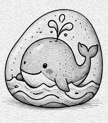 Cute Whale Rock