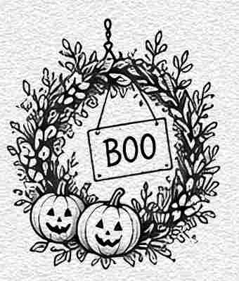 DIY Halloween Wreath