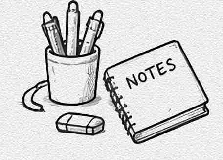Desk Corner with Stationery