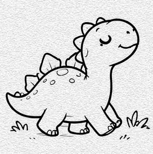 Dinosaur Taking a Little Walk