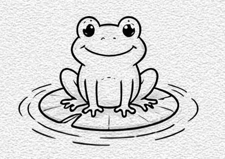 Frog on a Lily Pad