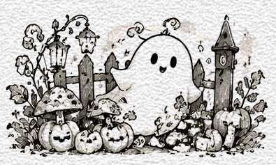Ghost in a Haunted Garden