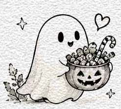 Ghost with a Candy Bowl