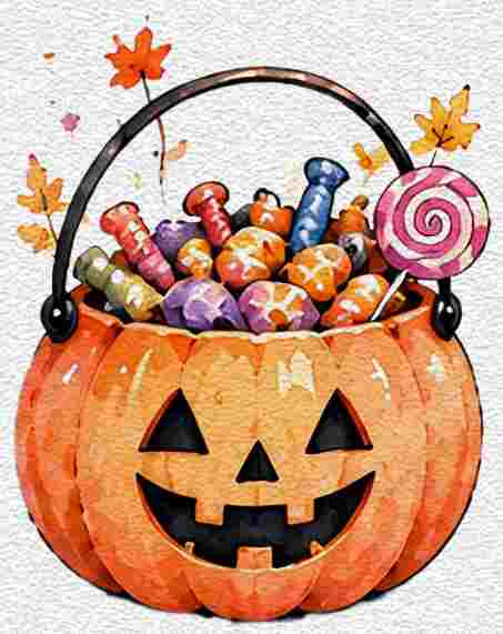 Halloween Candy Bucket