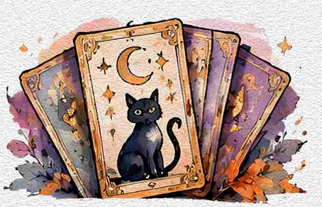 Halloween Fortune Teller Card