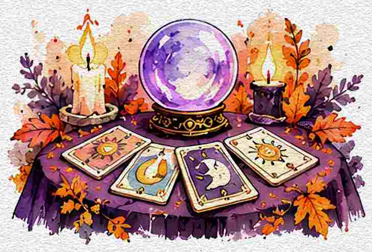 Halloween Fortune Teller Table
