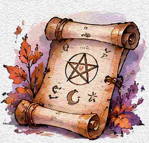 Halloween Spell Scroll