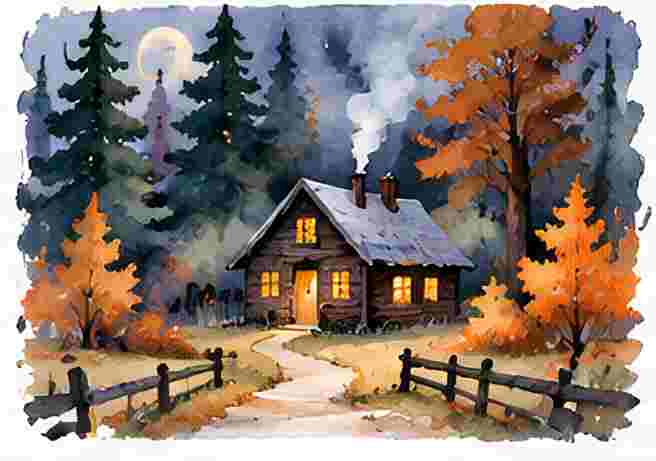 Haunted Forest Cabin