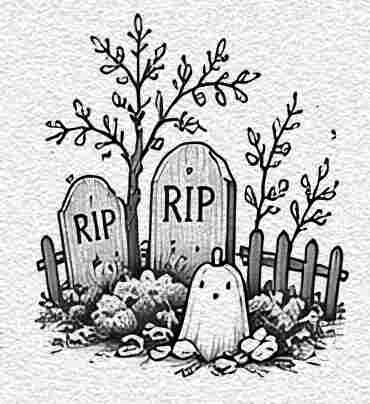 Mini Graveyard Display