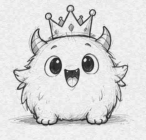 Monster Wearing a Crown
